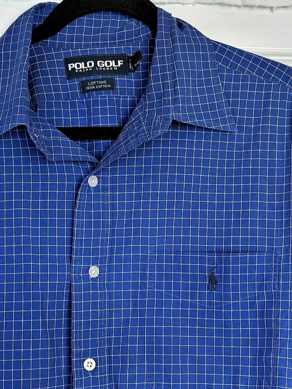 Polo Golf Ralph Lauren Men’s Large Lofting 100% Cotton Shirt 1141